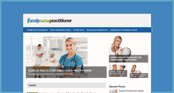 Desktop Screenshot of familynursepractitioner.com